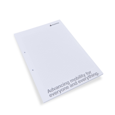 A4 writing pad, squared