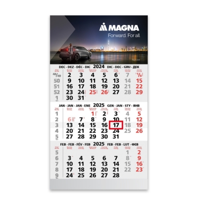 3-Monatskalender 2027